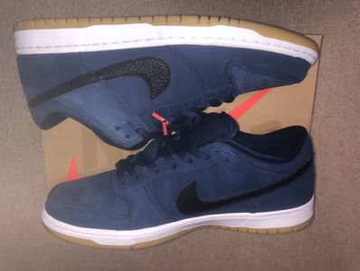 Nike SB Dunk Low Orange Label "Obsidian/Black-Light Gum Brown"
