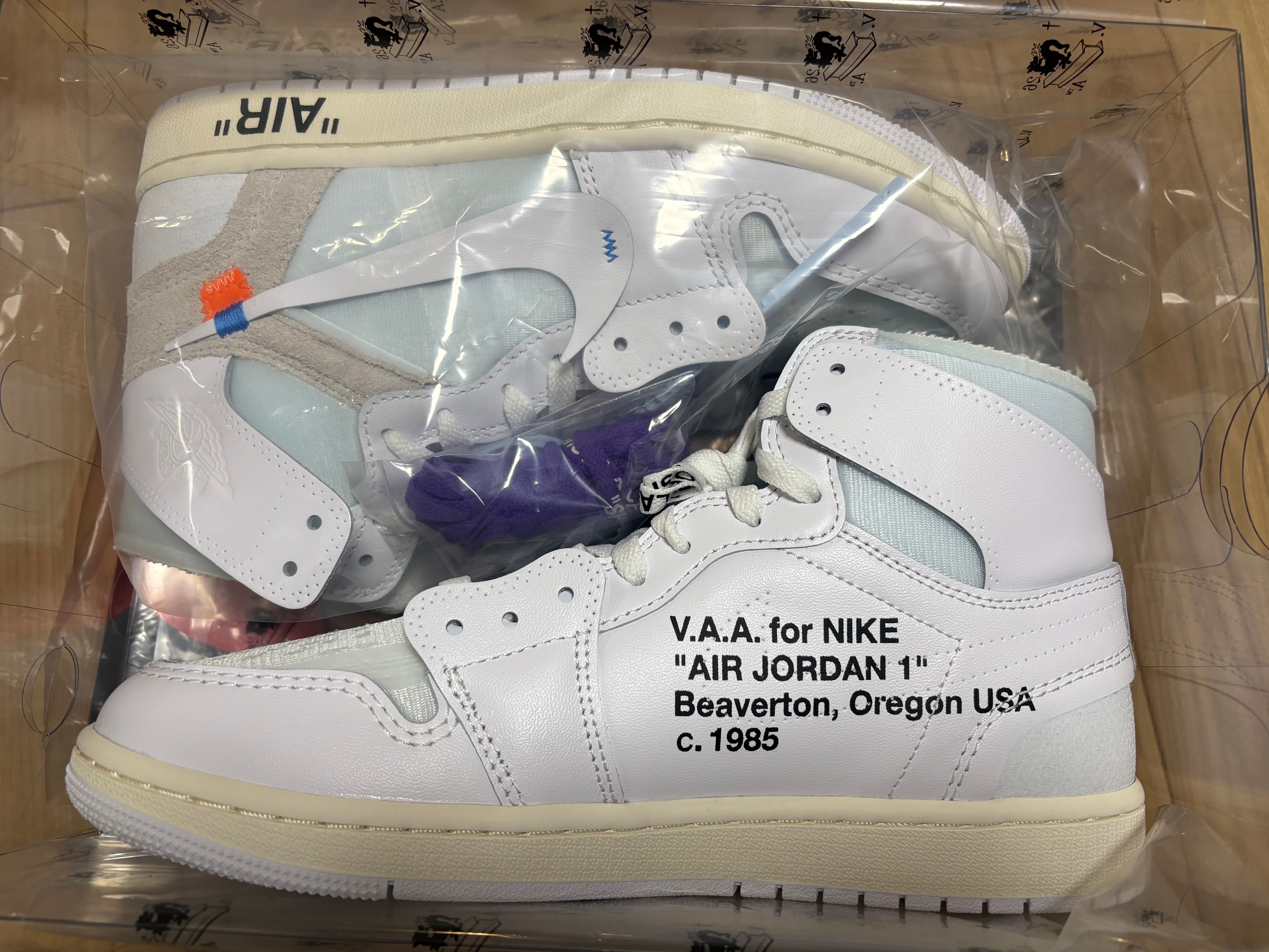Virgil Abloh Archive (V.A.A.) × Nike Air Jordan 1 Retro High OG "Alaska"