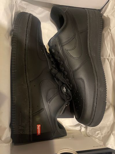 Supreme × Nike Air Force 1 Low "Black"