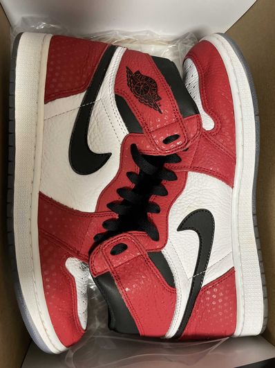Spiderman × Nike Air Jordan 1 Origin Story "Gym Red/White/Photo Blue/Black"