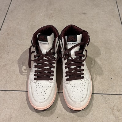 A Ma Maniere × Nike Air Jordan 1 Retro High OG "Sail and Burgundy"