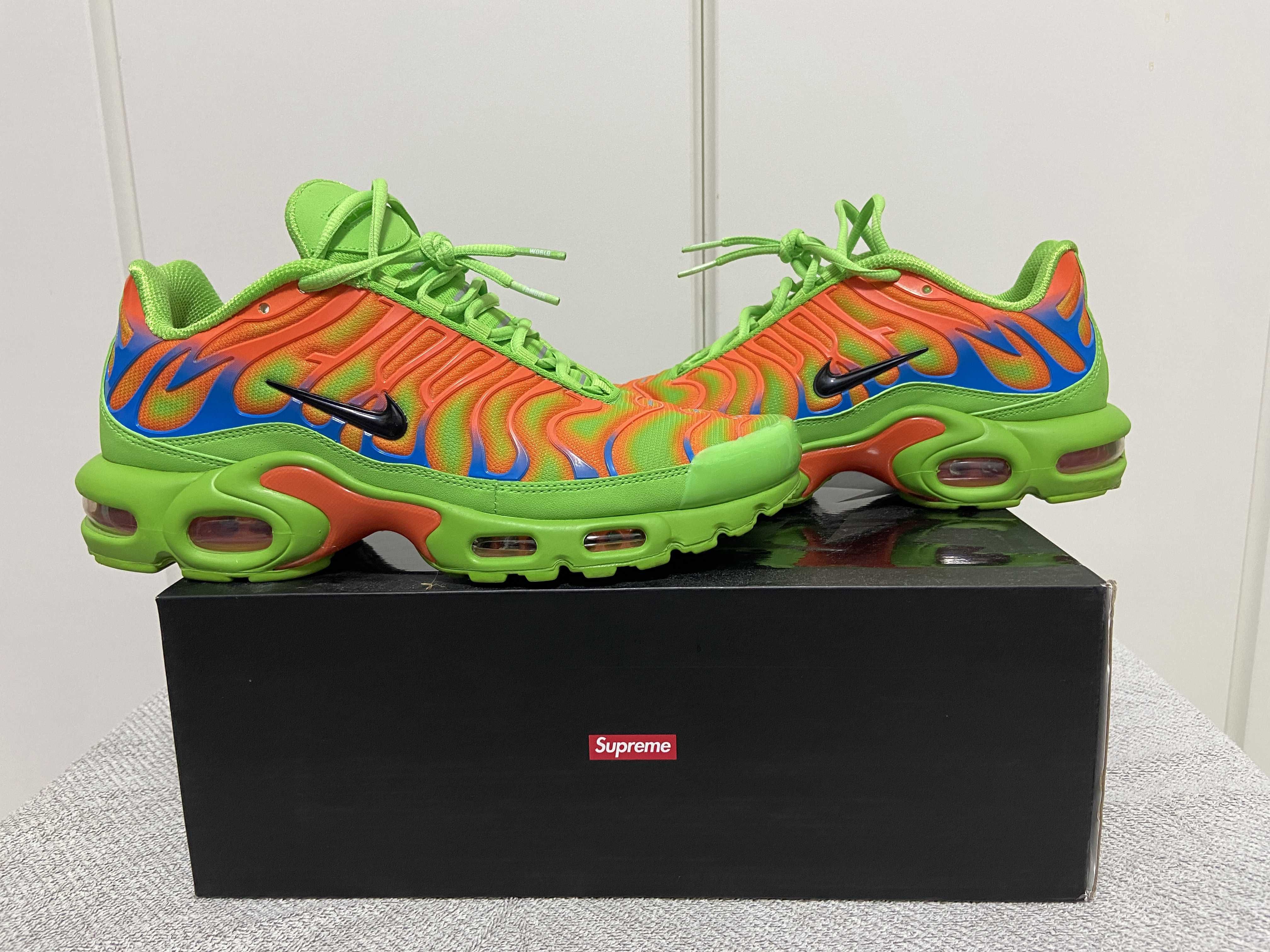 Supreme × Air Max Plus TN "Mean Green"