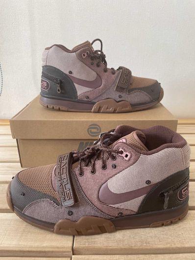 Travis Scott x Nike Air Trainer 1 SP "Archaeo Brown and Rust Pink"