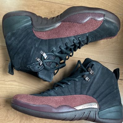 A Ma Maniere × Nike Women's Air Jordan 12 "Black and Burgundy Crush"
