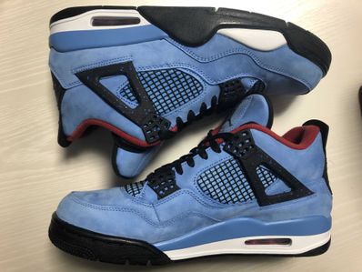 Travis Scott × Nike Air Jordan 4 Retro Cactus Jack "University Blue"