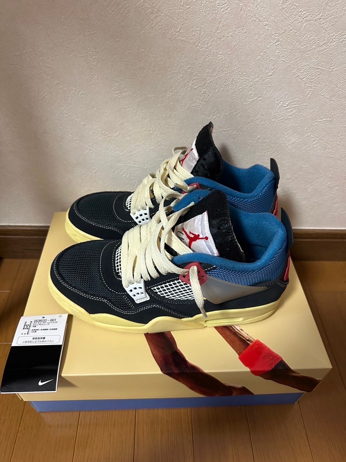 UNION × NIKE AIR JORDAN 4 "OFF NOIR"