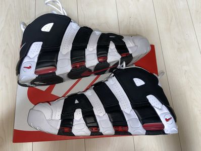 Nike Air More up Tempo "White/Black/University Red"(~2018)