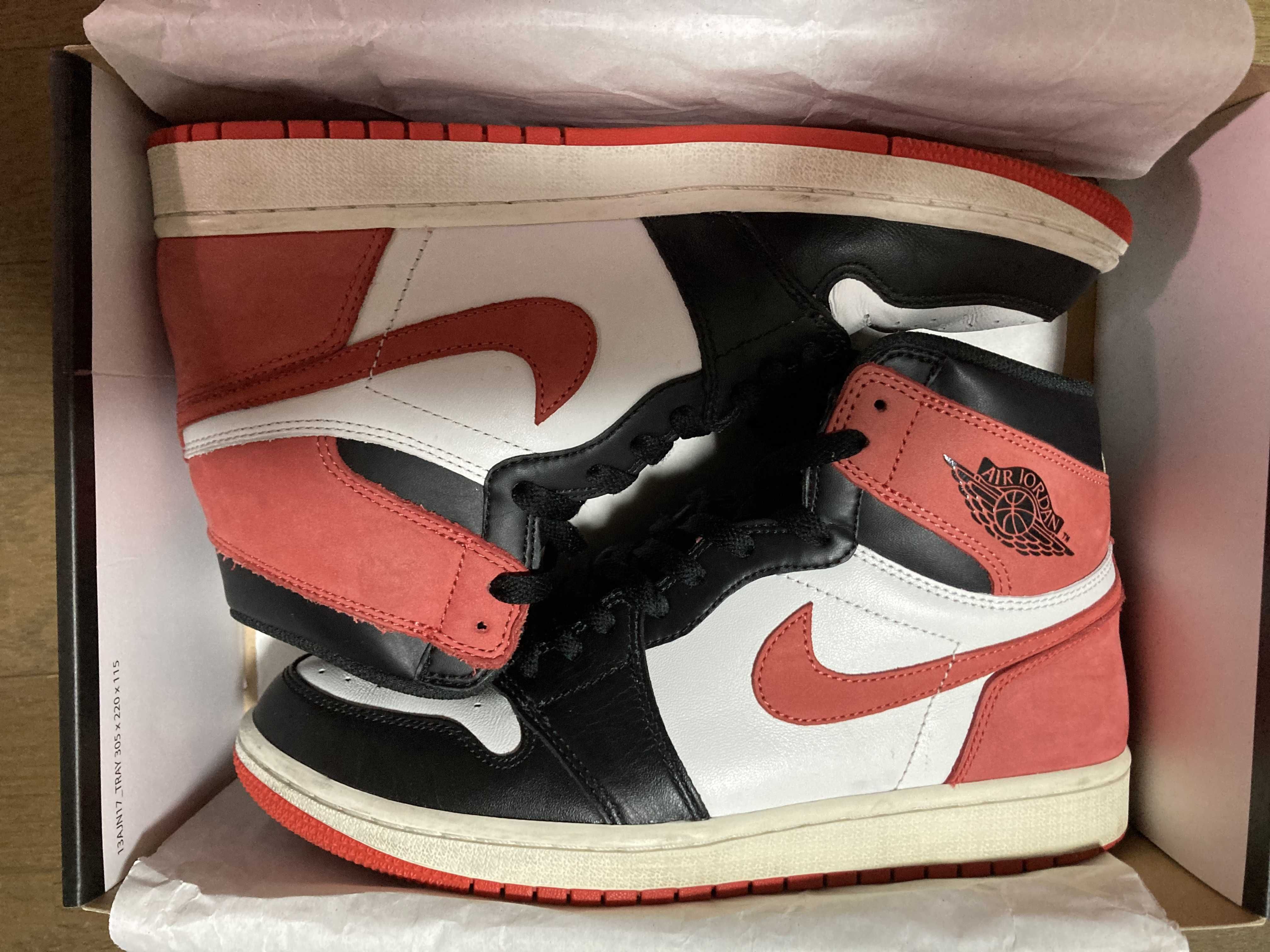 NIKE AIR JORDAN 1 RETRO HIGH "TRACK RED"