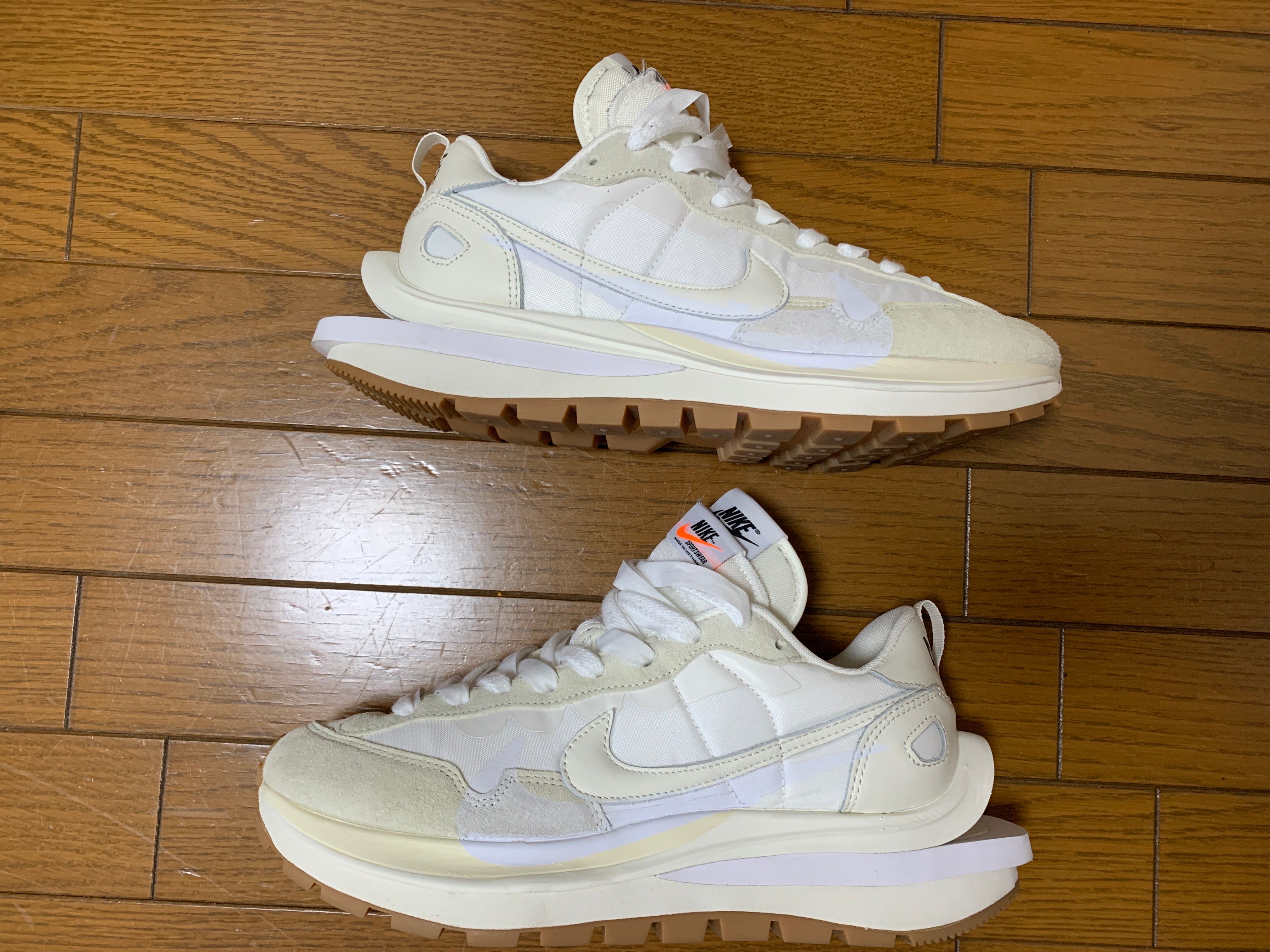 sacai × Nike Vapor Waffle "White Gum"