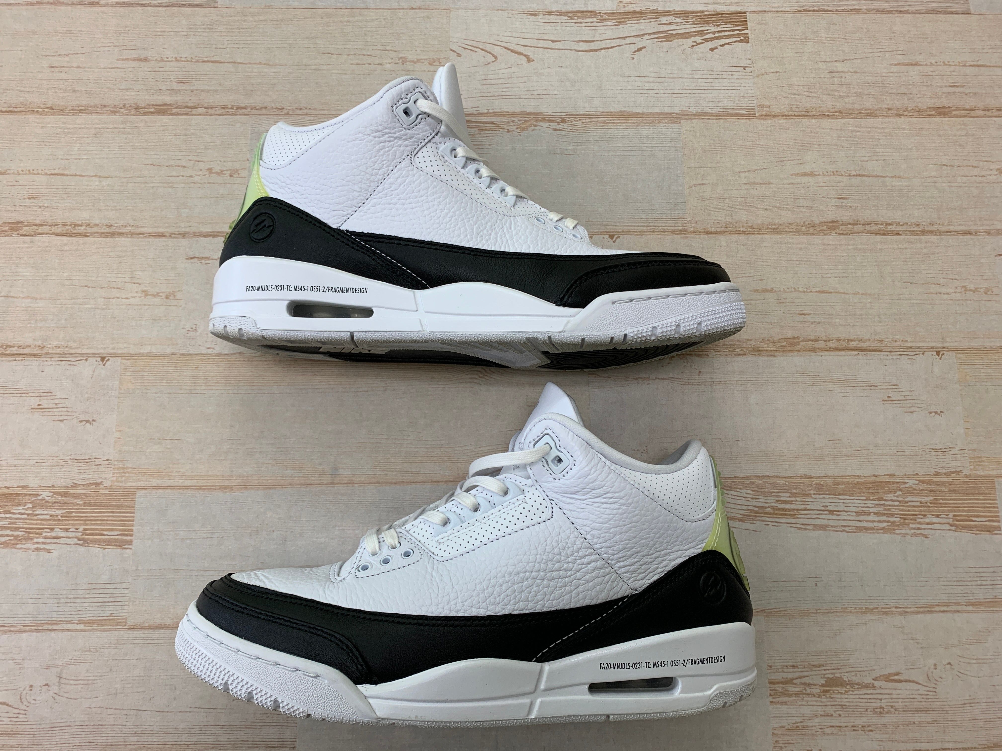 Fragment × Nike Air Jordan 3 "White/Black"