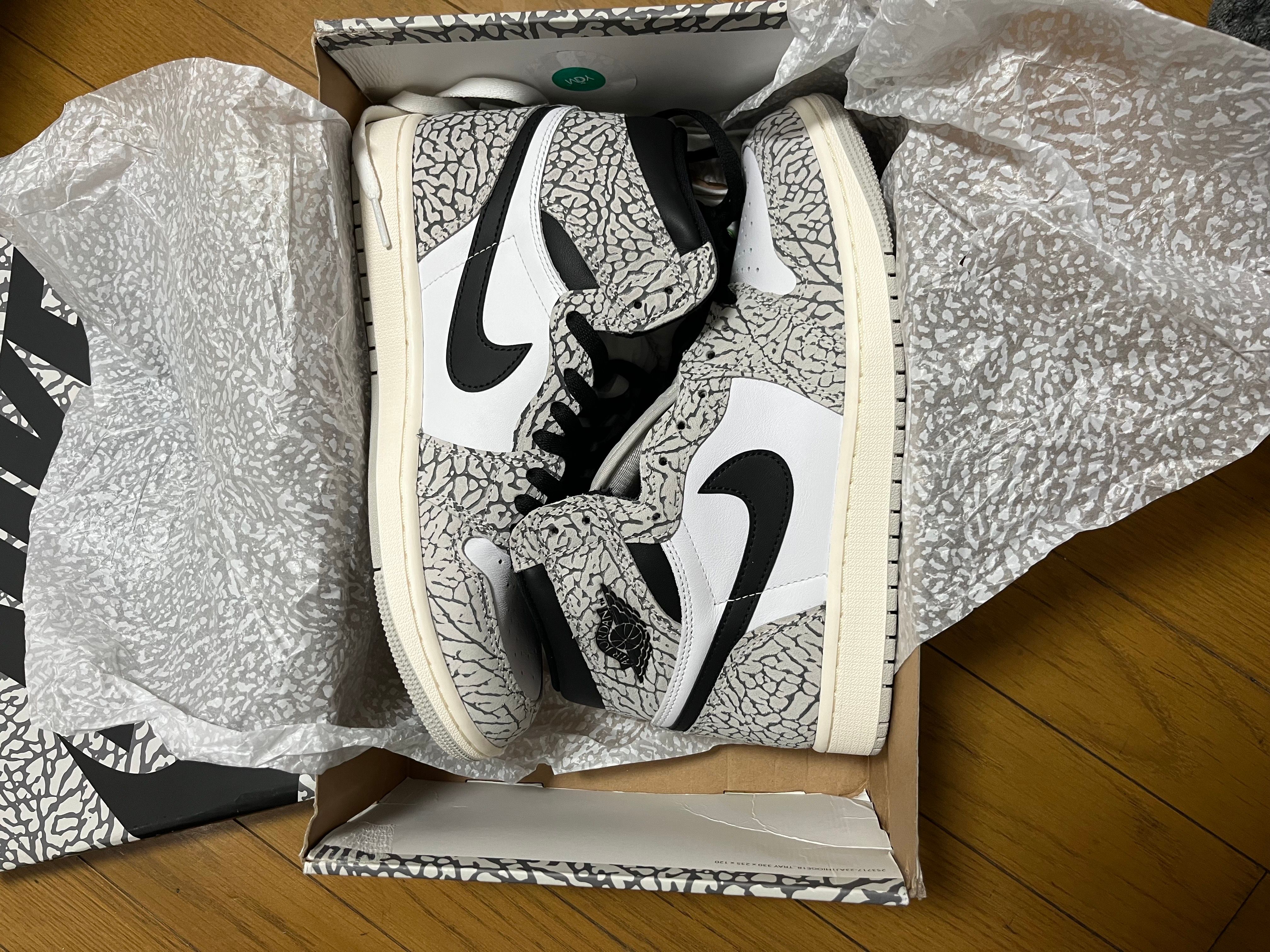 Nike Air Jordan 1 High OG "White Cement/Safari"