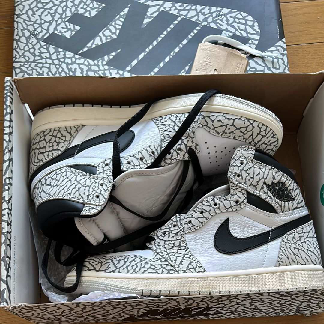 Nike Air Jordan 1 High OG "White Cement/Safari"