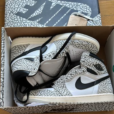 Nike Air Jordan 1 High OG "White Cement/Safari"