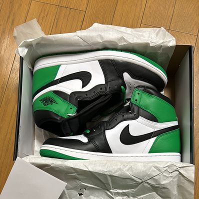 Nike Air Jordan 1 Retro High OG "Celtics/Black and Lucky Green" (2023)