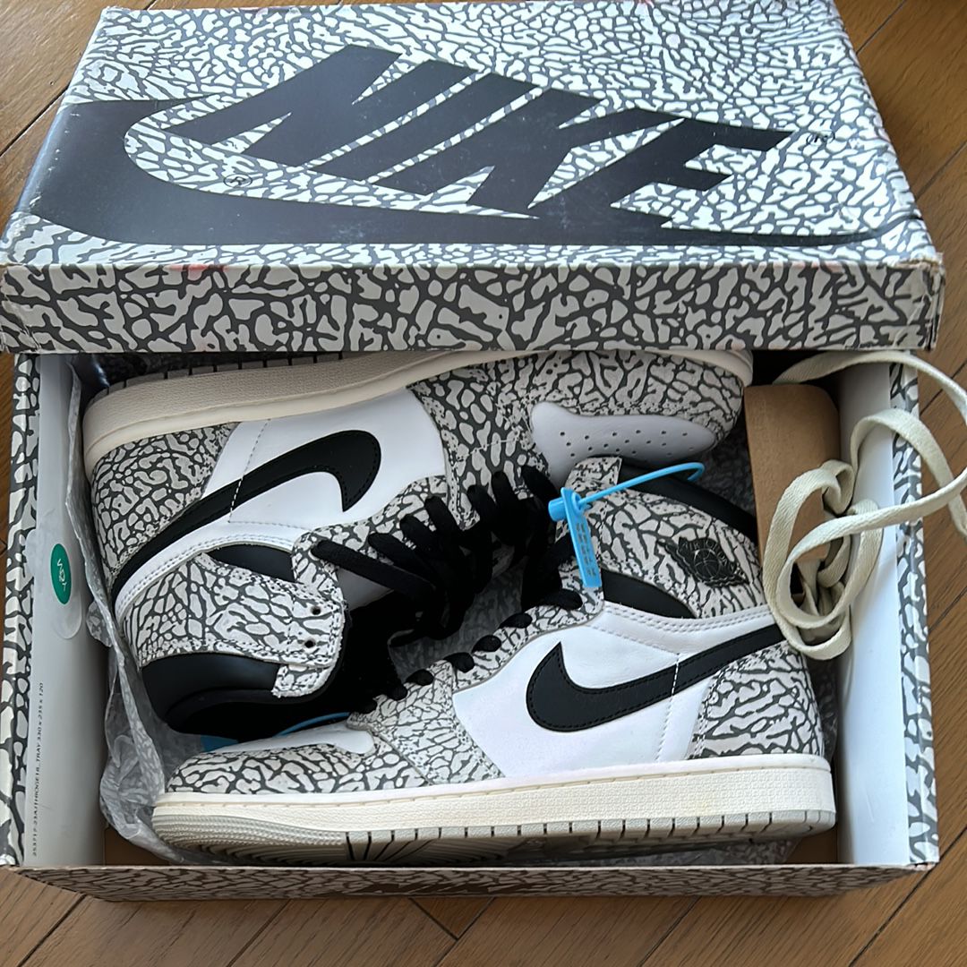 Nike Air Jordan 1 High OG "White Cement/Safari"