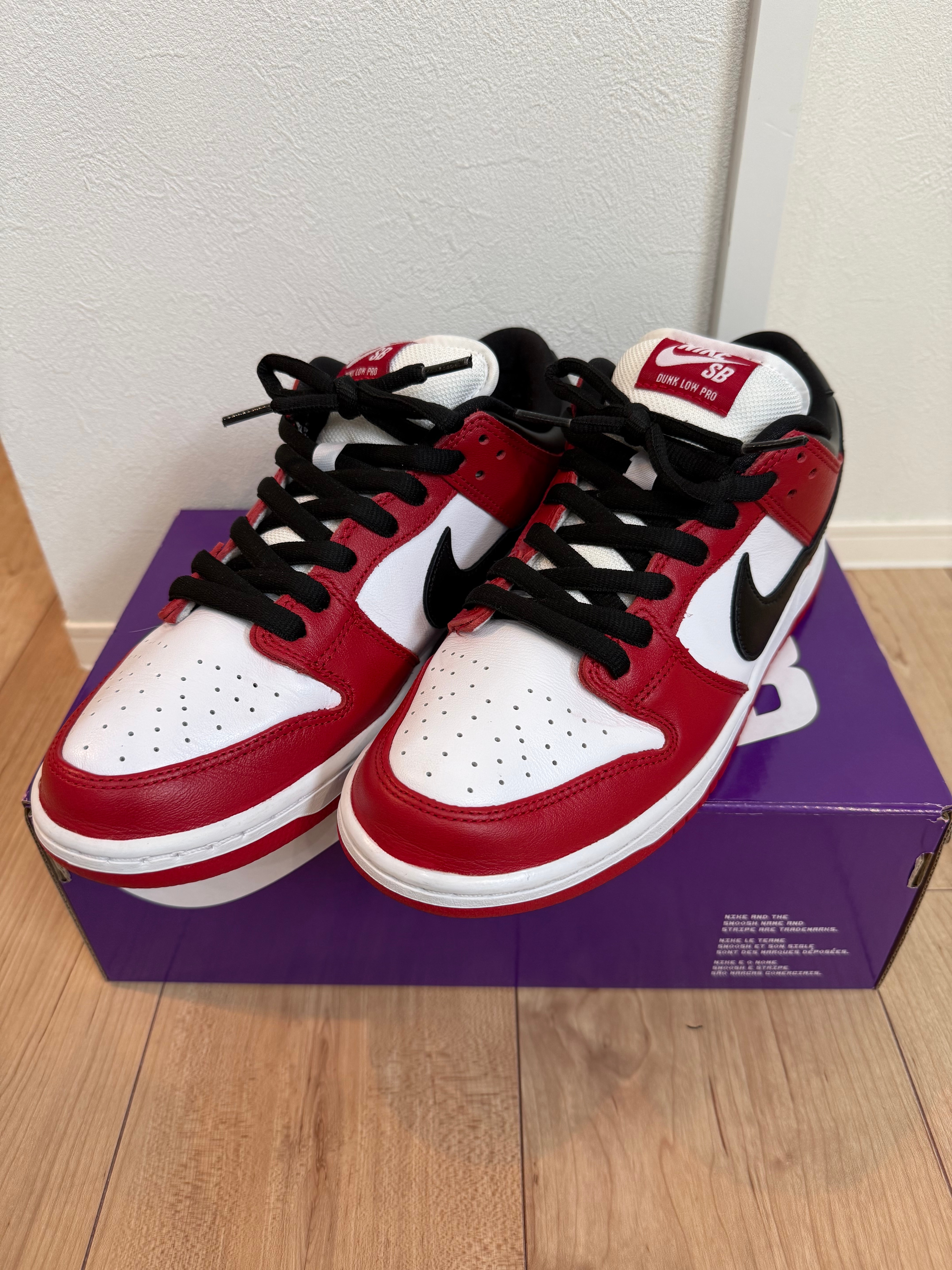 ナイキ SB ダンク ロー プロ "ジェーパック シカゴ/バーシティレッド アンド ホワイト"(堀米雄斗着用)