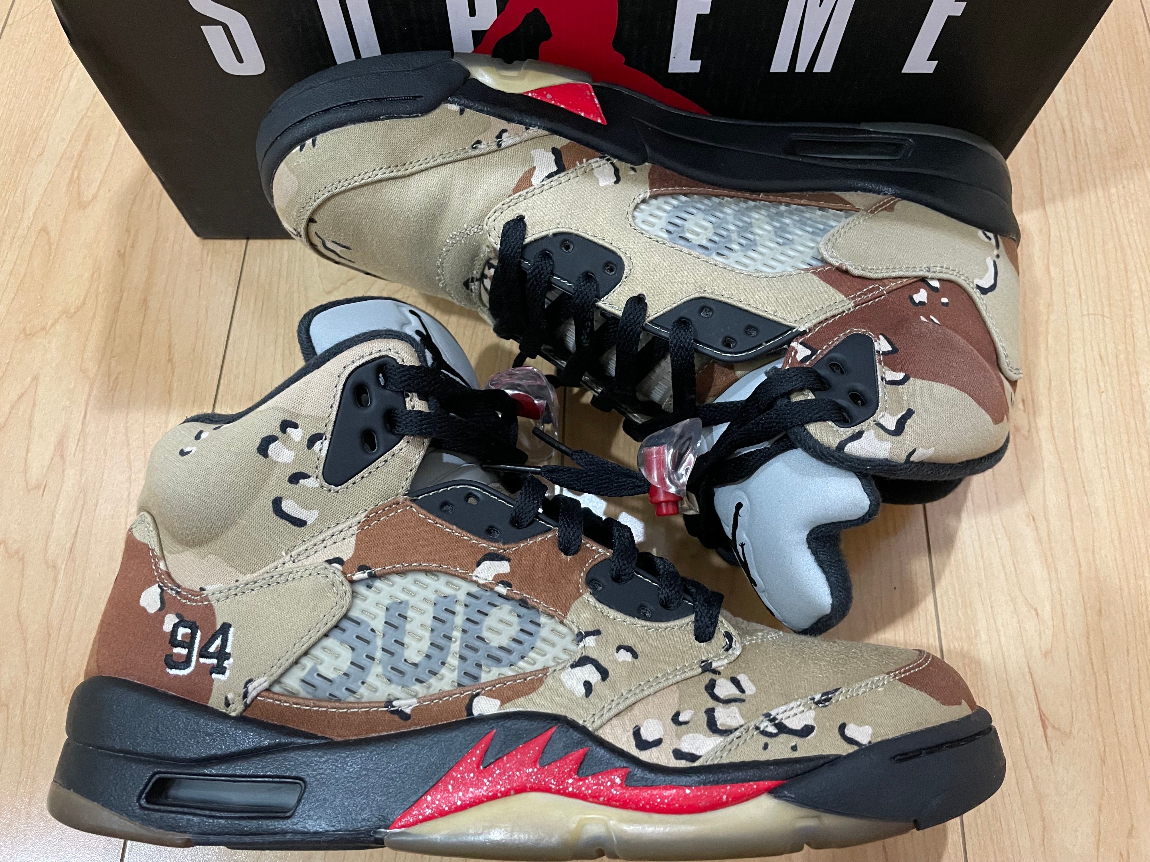 Supreme × Nike Air Jordan 5 Retro "Desert Camo"