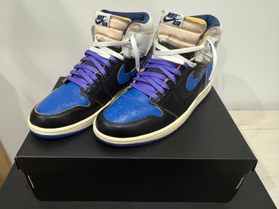 fragment design × UNION × Nike Air Jordan 1 High OG "Sport Royal"