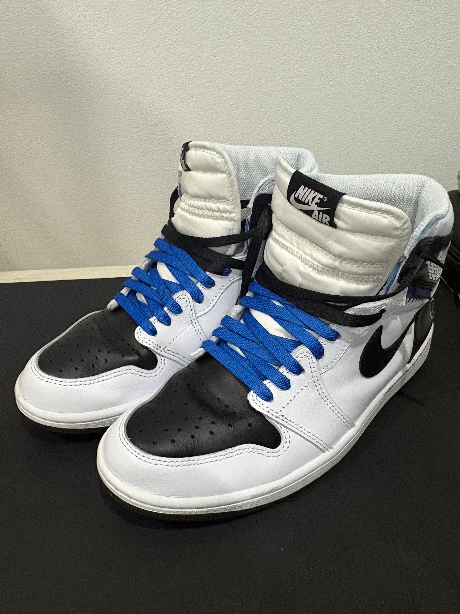 fragment design × UNION × Nike Air Jordan 1 Retro High OG "Black/White"