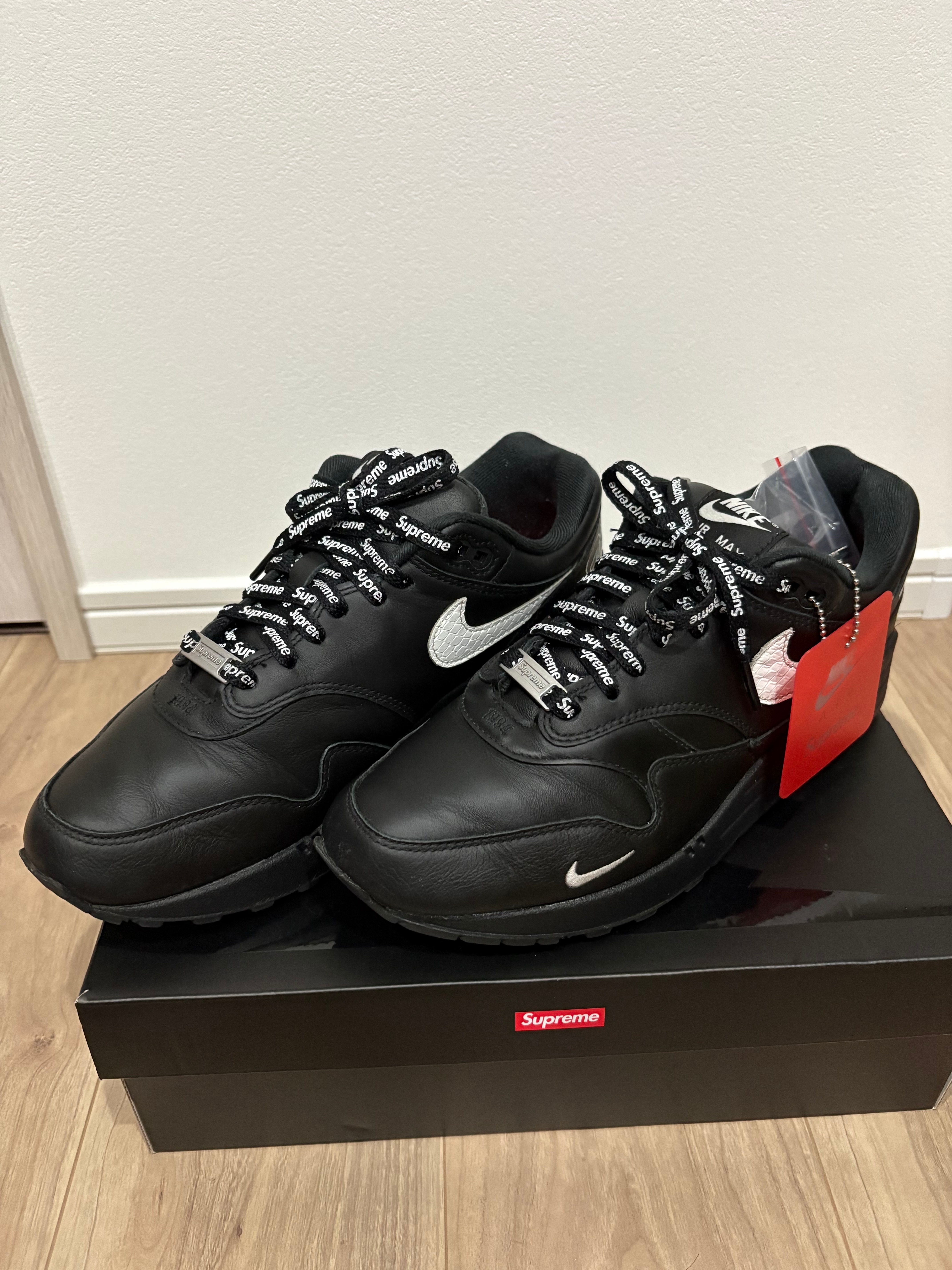 Supreme × Nike Air Max 1 '87 SP "Black" (25SS Week4)