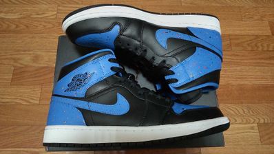 Nike Air Jordan 1 Mid "Royal Paint Splatter"