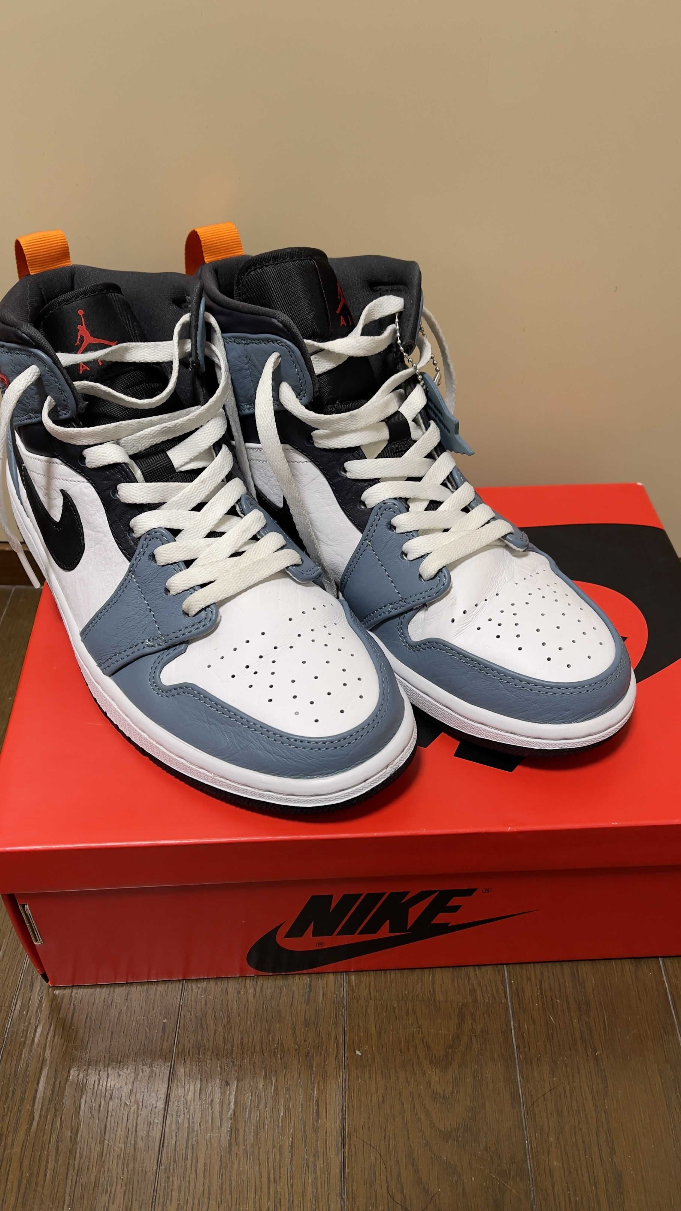 FACETASM × Nike Air Jordan 1 Mid "White/Navy"