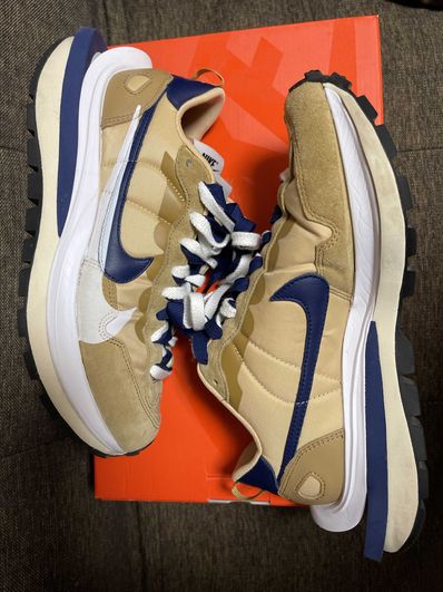 Sacai × Nike Vapor Waffle "Sesame And Blue Void"