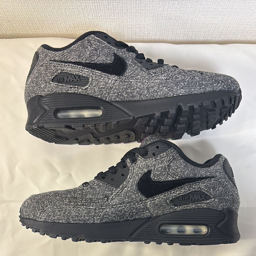 LOOPWHEELER × Nike Air Max 90 "Grey/Black"