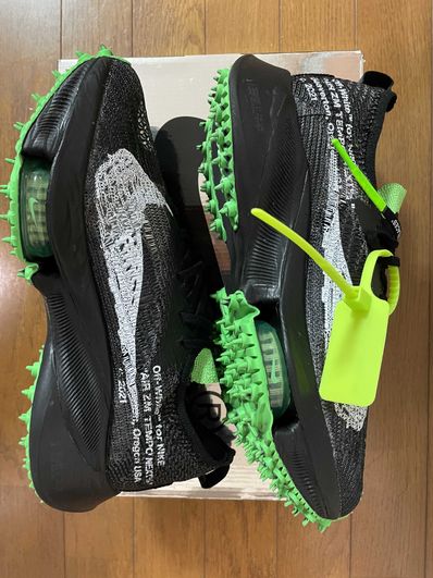 Off-White × Nike Air Zoom Tempo Next% Flyknit "Black"