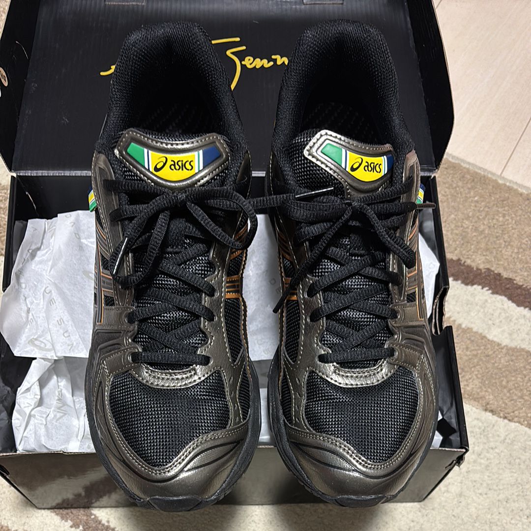 Ayrton Senna × Asics Gel-Kayano 14 "Black/Pure Gold"