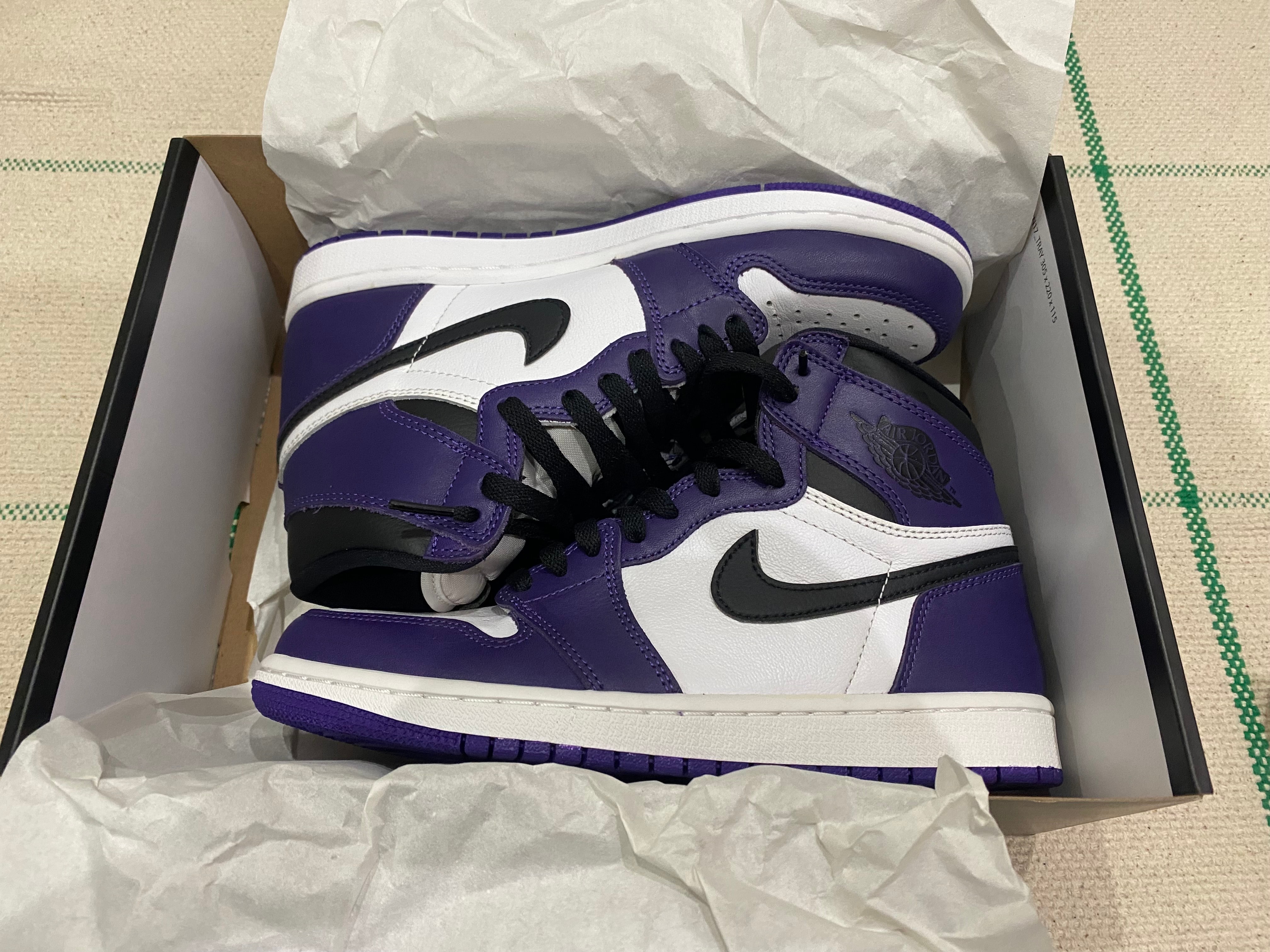 Nike Air Jordan 1 Retro High OG "Court Purple/White/Black" (2020)