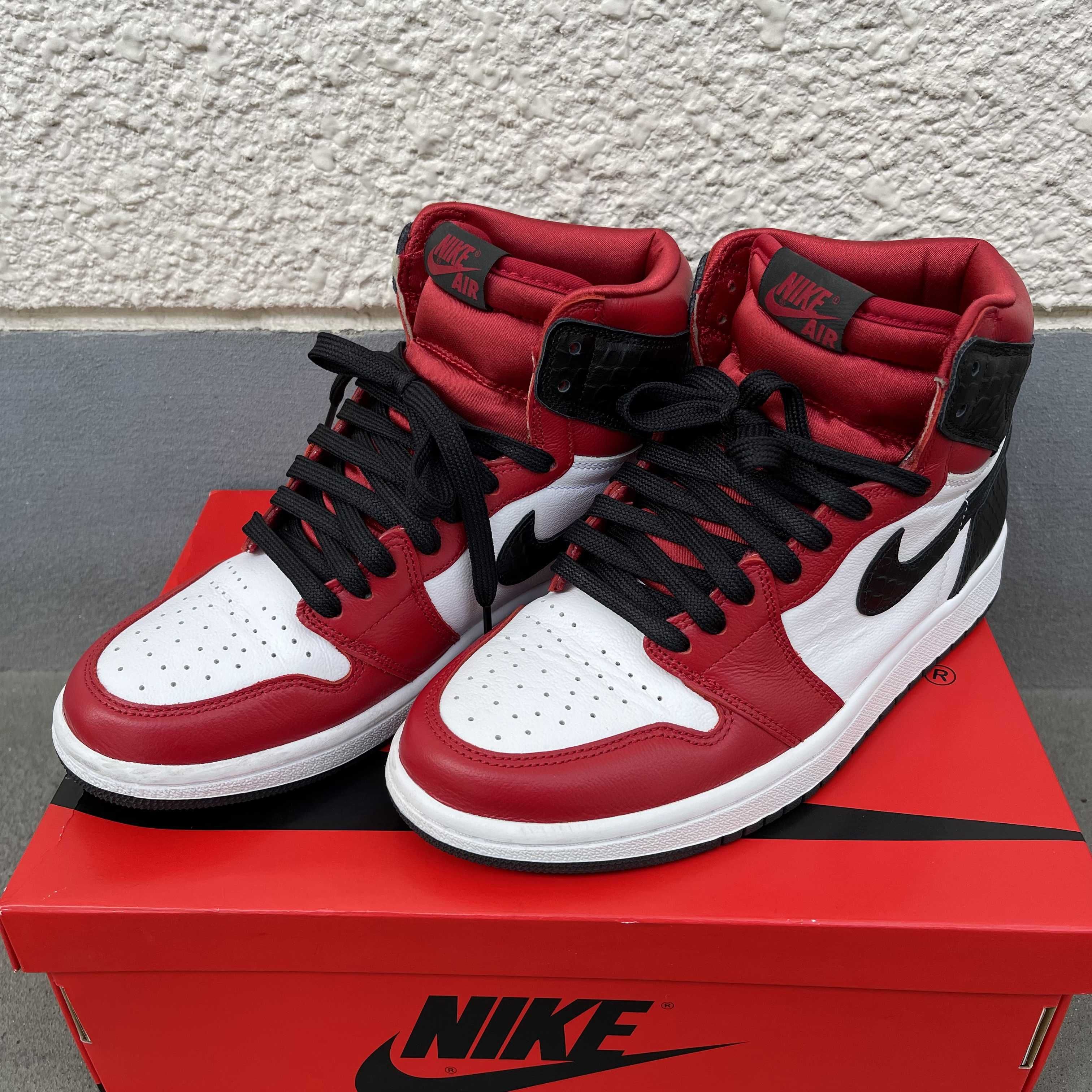 Nike Women's Air Jordan 1 High OG "Satin Red"