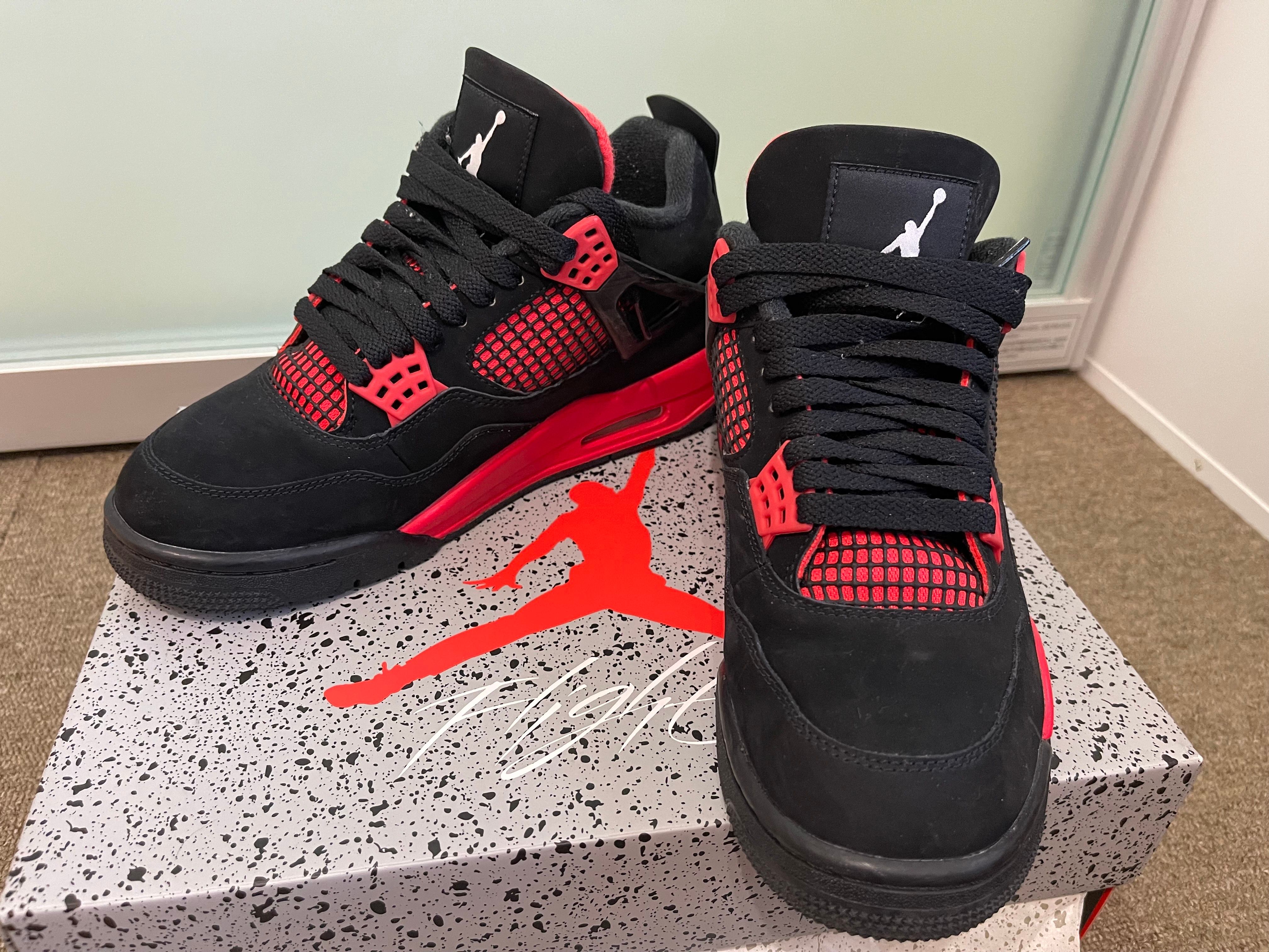 Nike Air Jordan 4 "Red Thunder/Crimson"