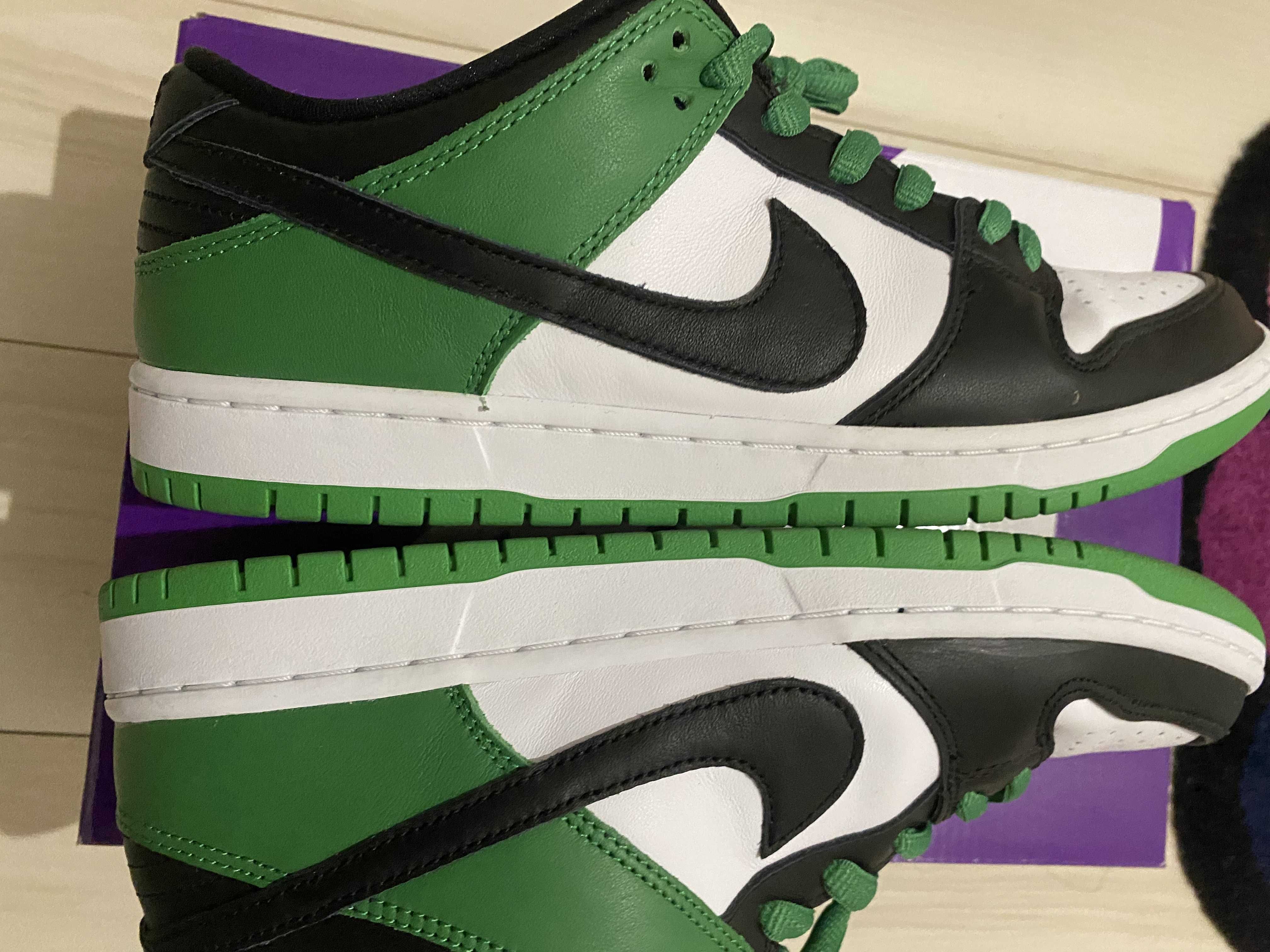 Nike SB Dunk Low Pro "Black and Classic Green"