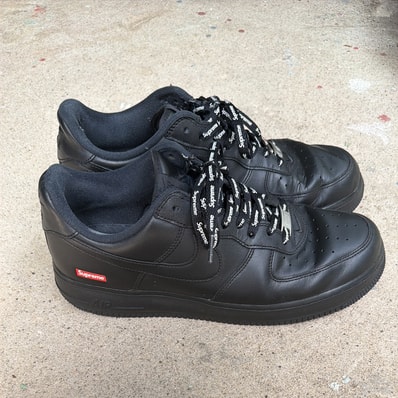 Supreme × Nike Air Force 1 Low "Black"