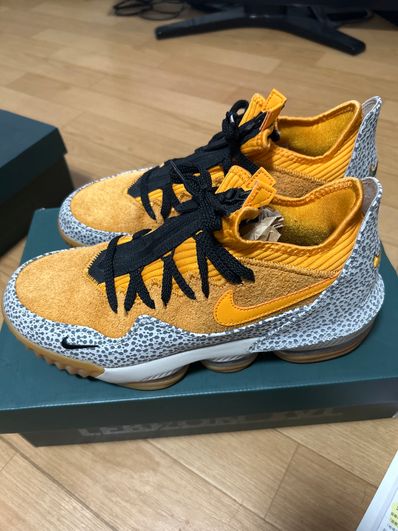 atmos × Nike LeBron 16 Low "Safari" (CD9471-800/CI3358-800)