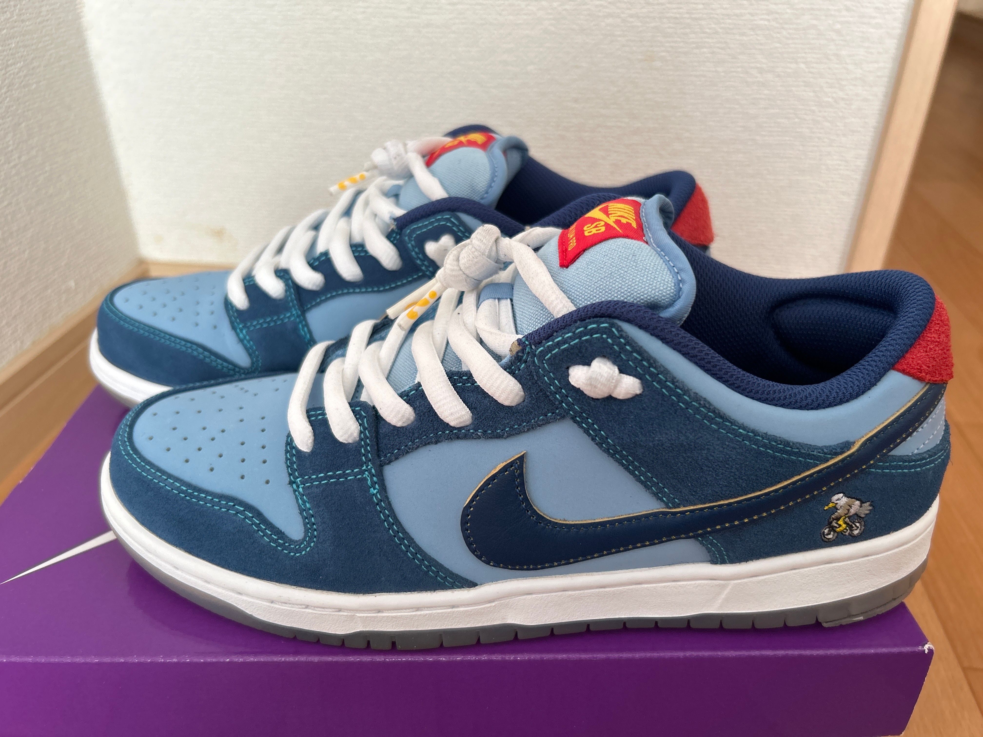 Why So Sad? × Nike SB Dunk Low "Coastal Blue/Speed Yellow-University Red"