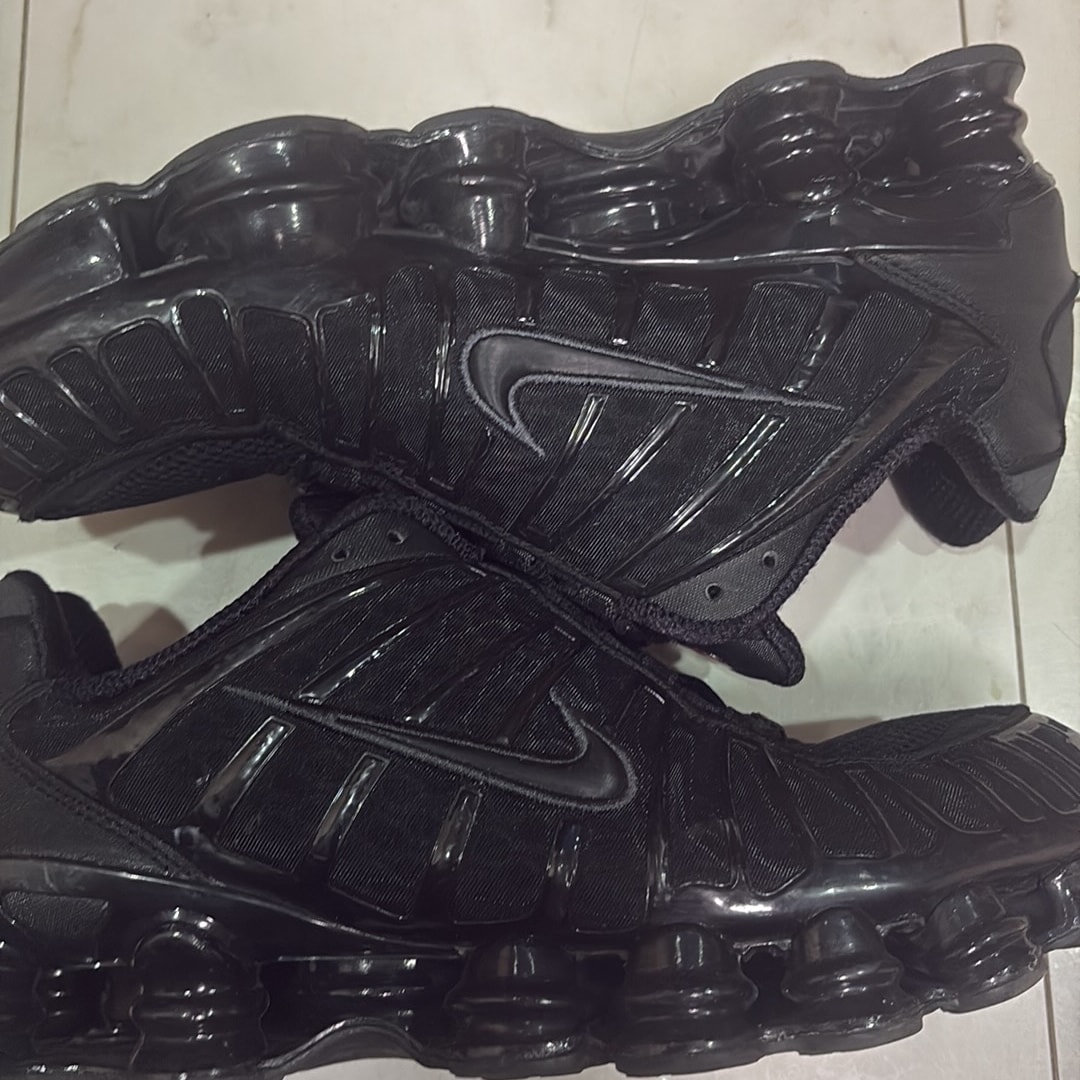 Nike Shox TL "Black/Metallic Hematite/Max Orange/Black"