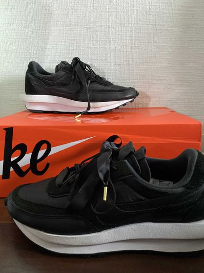 sacai × Nike LDV Waffle "Triple Black"