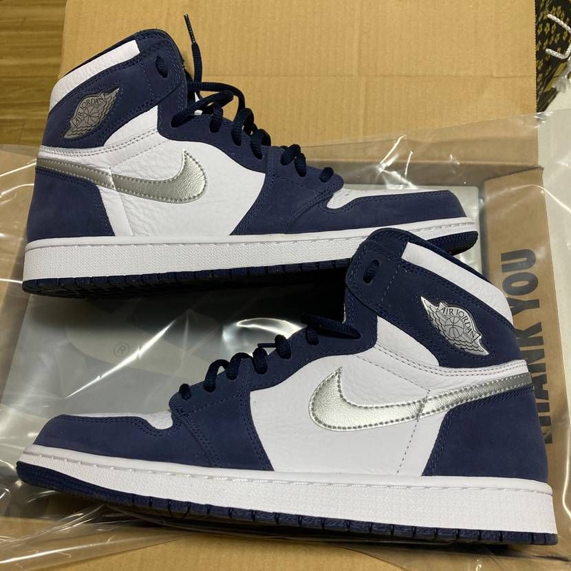 Nike Air Jordan 1 High OG CO.JP "White/Midnight Navy" (2020)(ブリーフケースなし)
