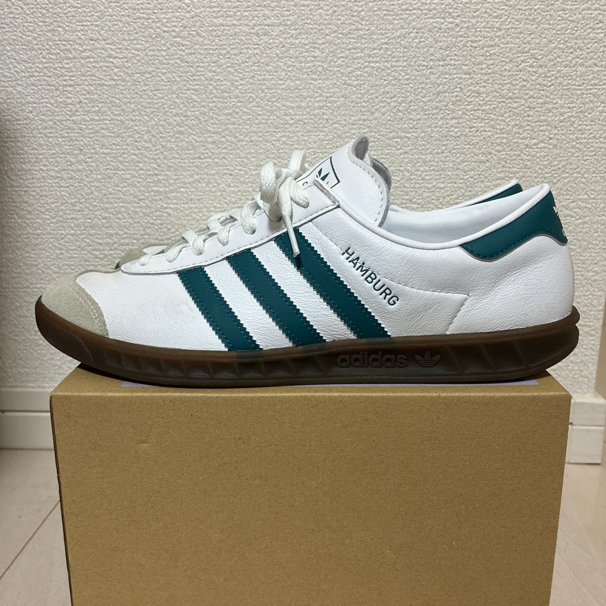 adidas Women's Humburg "Footwear White/Legacy Teal/Gum"
