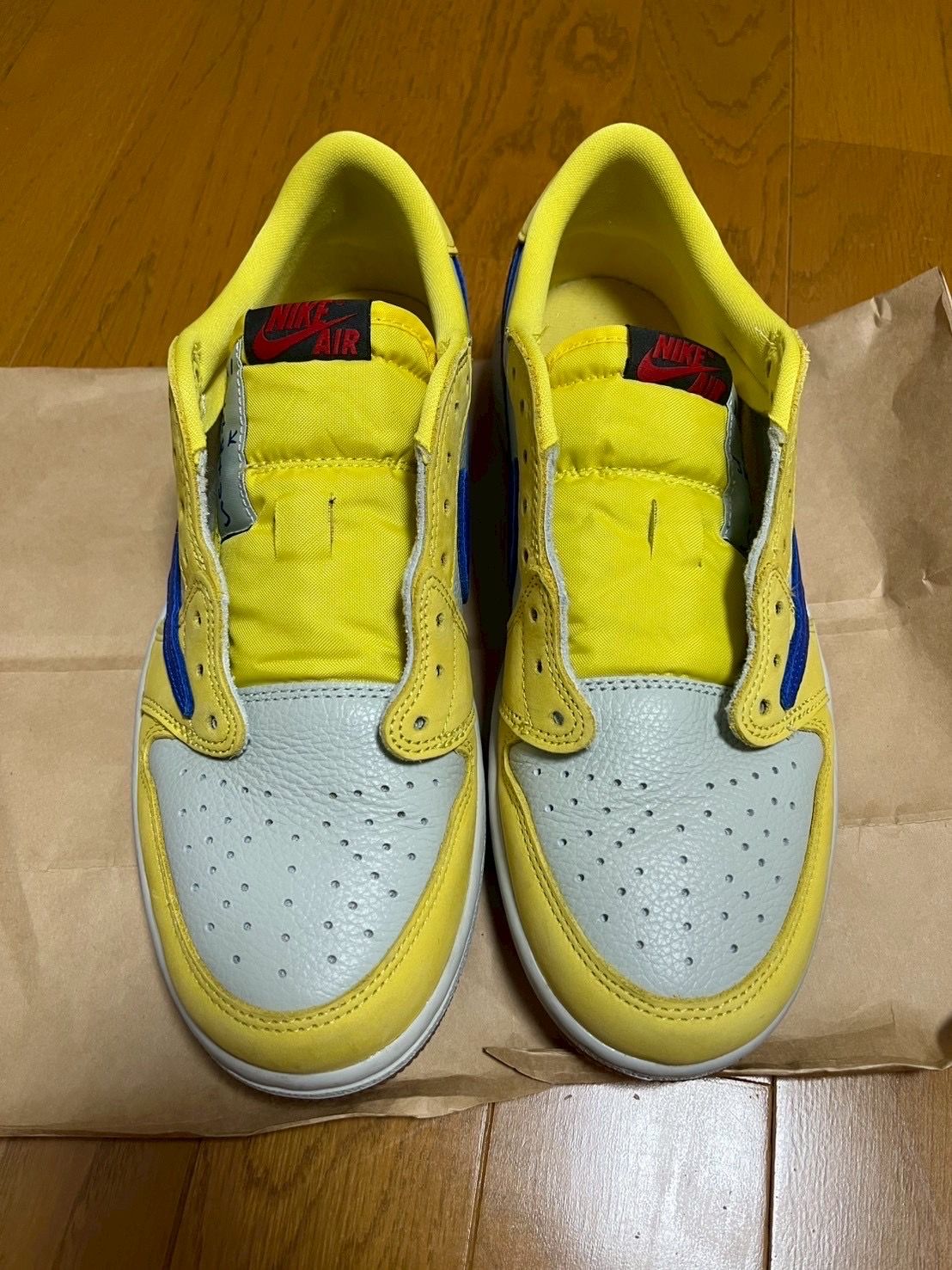 Travis Scott × Nike Women's Air Jordan 1 Retro Low OG "Canary"