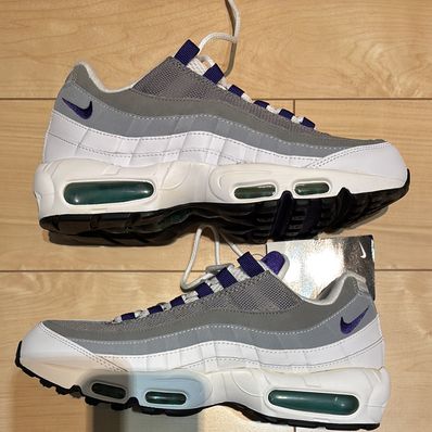 Nike Air Max 95 Original "White/Court Purple/Emerald Green/Wolf Grey" (2015)