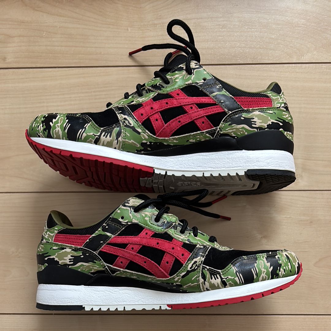 アトモス × アシックス ゲルライト 3 "グリーンカモ"