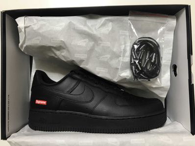 Supreme × Nike Air Force 1 Low "Black"