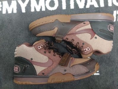 Travis Scott x Nike Air Trainer 1 SP "Archaeo Brown and Rust Pink"