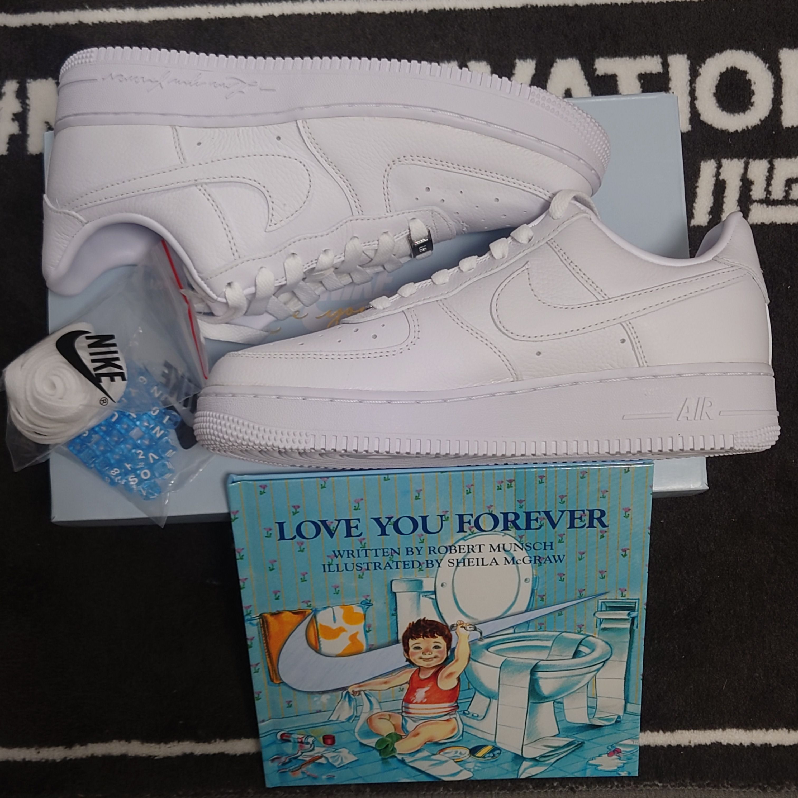 Drake NOCTA × Nike Air Force 1 Low "Love You Forver/White"