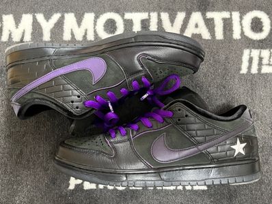 Familia × Nike SB Dunk Low First Avenue "Black/Voltage Purple-White"