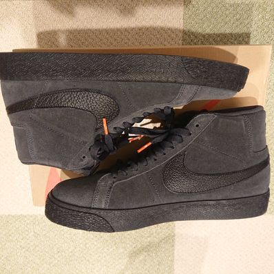Nike SB Blazer Mid Orange Label "Dark Grey"