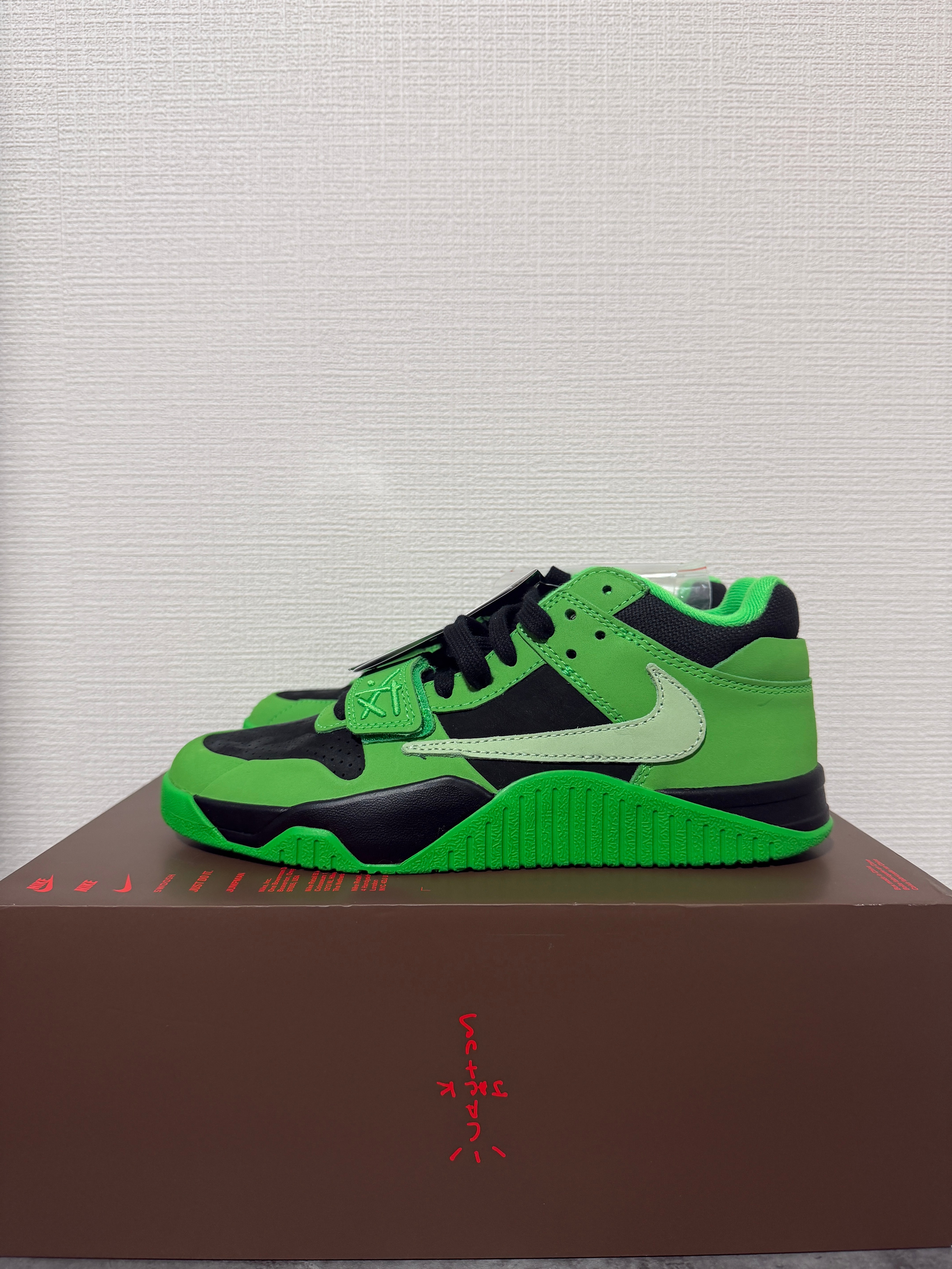 Travis Scott × Nike Jordan Jumpman Jack CJ1 T-Rexx "Green Spark"